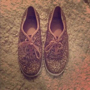 Kate Spade Gold Keds